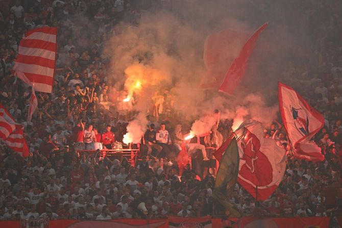 FK Crvena zvezda - FK Mladost, proslava titule FK Crvena zvezda - FK Mladost, proslava titule