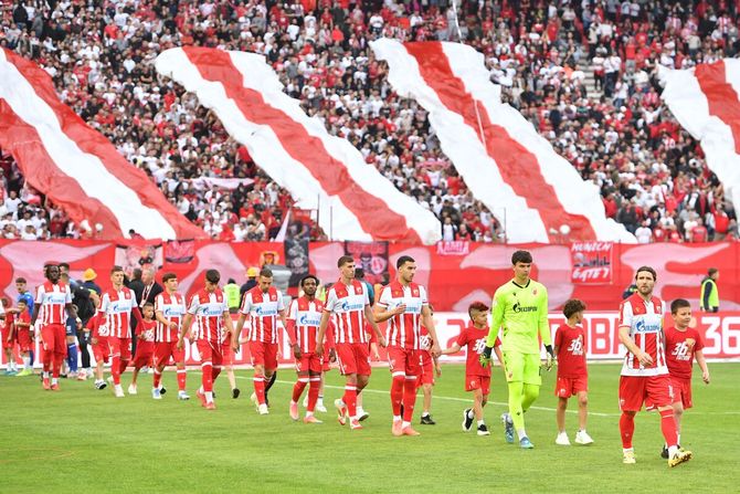 FK Crvena zvezda - FK Mladost, proslava titule FK Crvena zvezda - FK Mladost, proslava titule