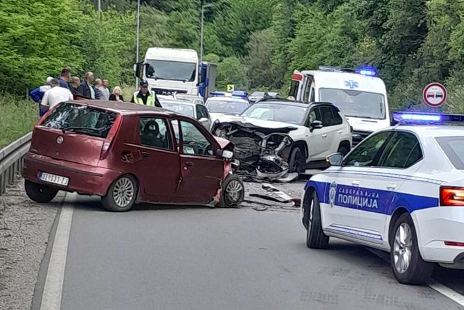 Saobraćajna nesreća na putu Užice - Sevojno