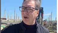 Vučić poslao poruku sa gradilišta nacionalnog stadiona