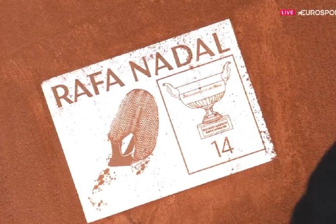 Rafael Nadal stopalo, Rolan Garos Rafael Nadal stopalo, Rolan Garos