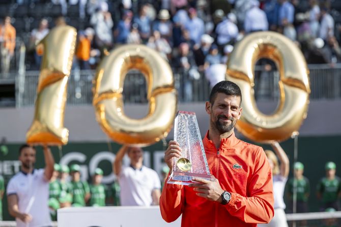 Novak Đoković ATP Ženeva - 100. trofej Novak Đoković ATP Ženeva - 100. trofej