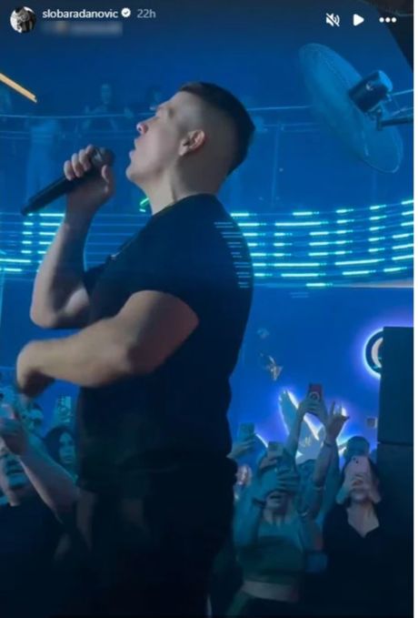 Drama na nastupu Slobe Radanović Drama na nastupu Slobe Radanović
