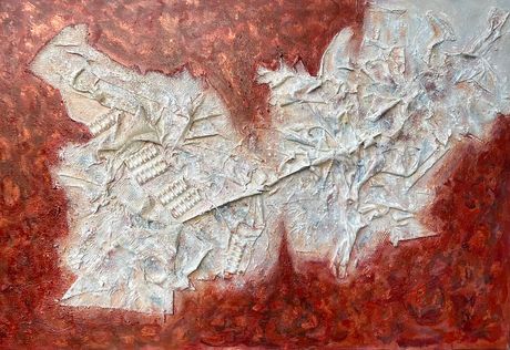 Boja snage, 150x100cm, kombinovana tehnika na platnu Boja snage, 150x100cm, kombinovana tehnika na platnu