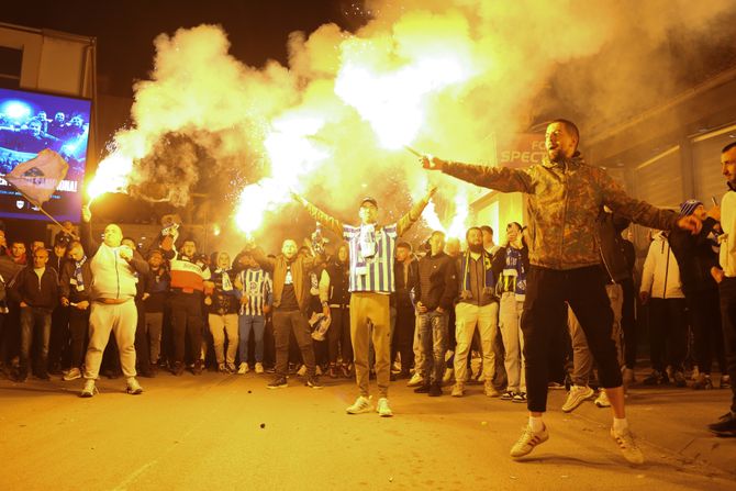 FK Novi Pazar, doček navijača FK Novi Pazar, doček navijača