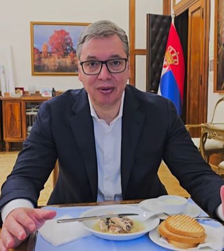 Aleksandar Vučić doručak Aleksandar Vučić doručak