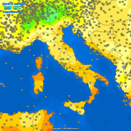 Trenutne temperature vazduha Trenutne temperature vazduha