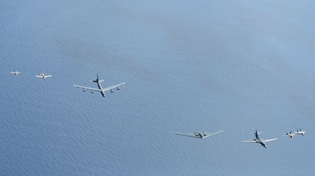 B-1B Lancer, B-2 Spirit, F-22 Raptor, A-10 Thunderbolt II, B-52H Stratofortress, F-16C Fighting Falcon, and F-15C Eagle B-1B Lancer, B-2 Spirit, F-22 Raptor, A-10 Thunderbolt II, B-52H Stratofortress, F-16C Fighting Falcon, and F-15C Eagle
