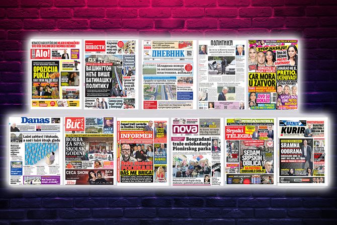 Prelistavanje pregled štampe naslovne strane novine Fičer