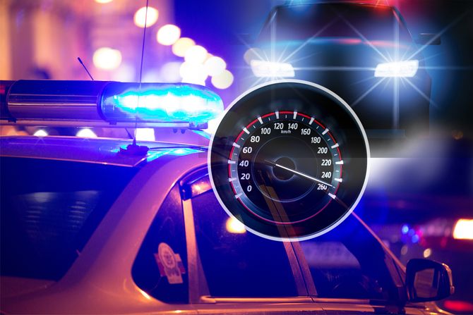 Brza vožnja brzinometar, presretači, rotacije Brza vožnja brzinometar, presretači, rotacije