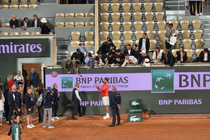 Novak Đoković, vojnici, Rolan Garos