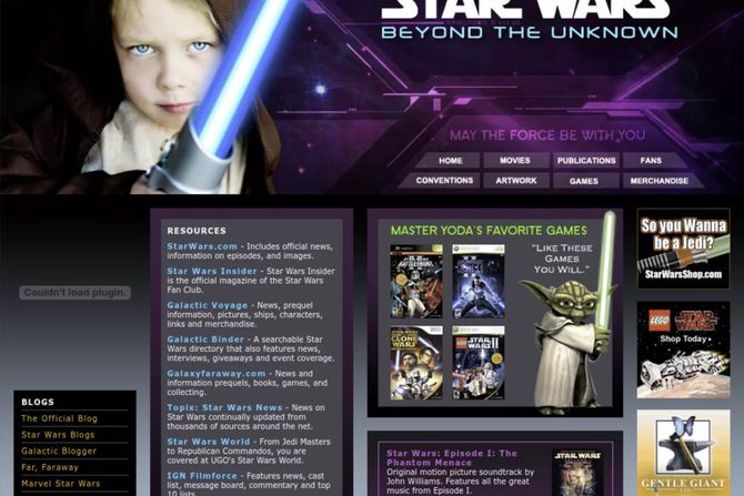 CIA, Star Wars sajt CIA, Star Wars sajt