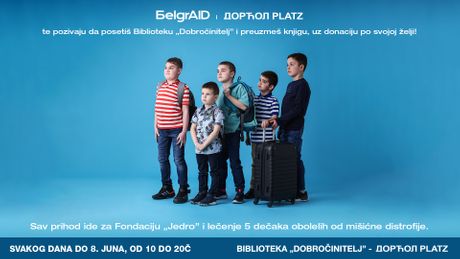 Jedro, petorica dečaka, Biblioteka Dobročinitelj, BelgrAID Jedro, petorica dečaka, Biblioteka Dobročinitelj, BelgrAID