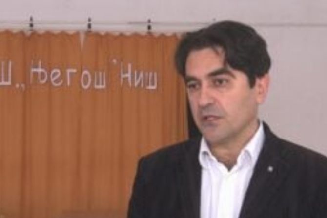 Direktor škole "Njegoš" u Nišu, Bojan Krstić