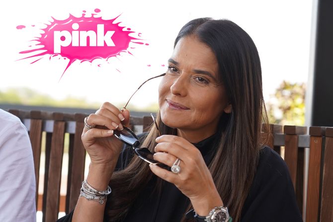 Milica Mitrović TV Pink logo Milica Mitrović TV Pink logo