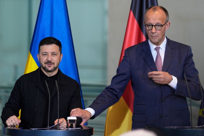 Volodimir Zelenski i Fridrih Merc