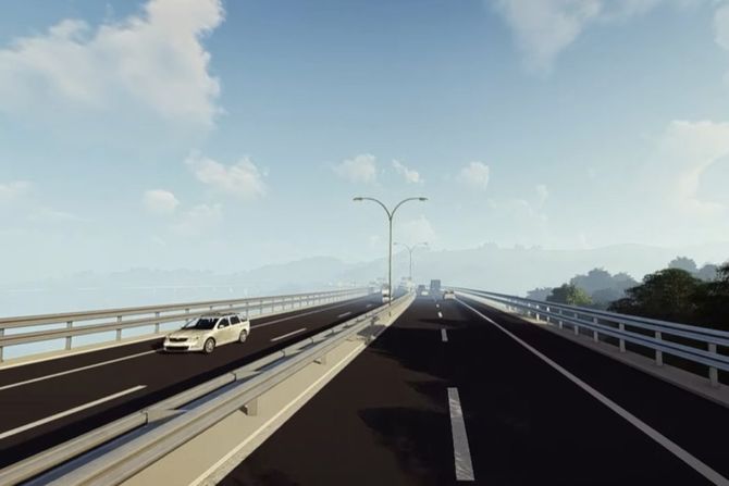 vijadukt kod Erčega Ivanjica Autoput Požega Boljare