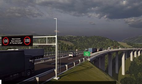 vijadukt kod Erčega Ivanjica Autoput Požega Boljare vijadukt kod Erčega Ivanjica Autoput Požega Boljare