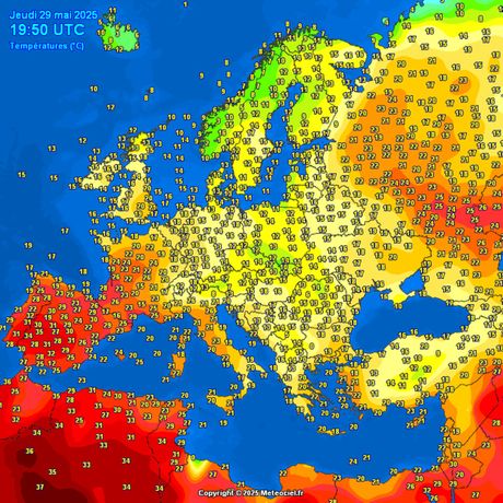 Trenutne temperature vazduha Trenutne temperature vazduha