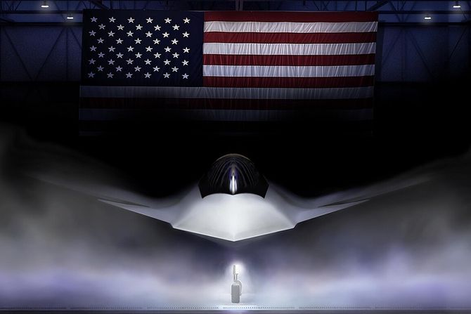 Boeing F 47 artist rendering Boeing F 47 artist rendering