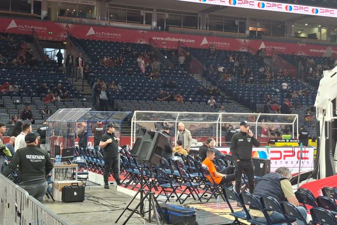 KK Crvena zvezda - KK Budućnost, mere bezbednosti KK Crvena zvezda - KK Budućnost, mere bezbednosti