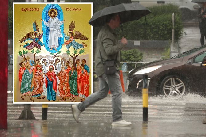 Praznik Vaznesenja Gospodnjeg Spasovdan kiša
