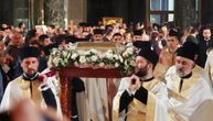 Ispraćene mošti Svetog Save iz Beograda: Liturgiju služio patrijarh Porfirije