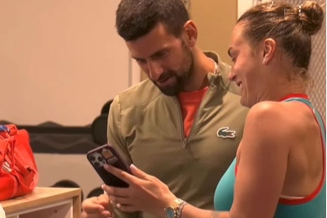 Novak Đoković, Arina Sabalenka