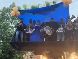 Maturantkinja došla bagerom