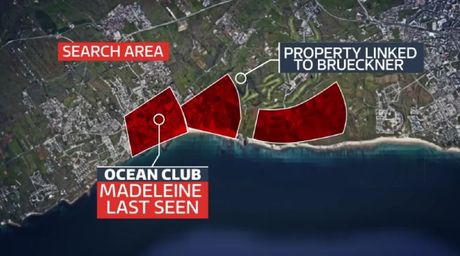 Madeleine McCann mapa Madeleine McCann mapa