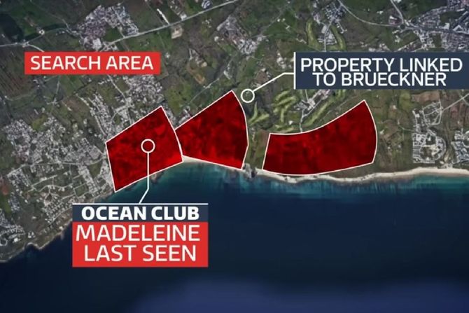 Madeleine McCann mapa Madeleine McCann mapa