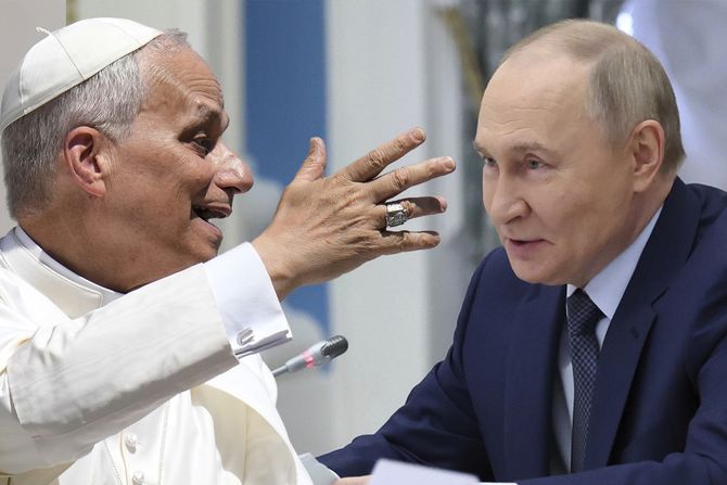 Vladimir Putin i papa Lav Vladimir Putin i papa Lav