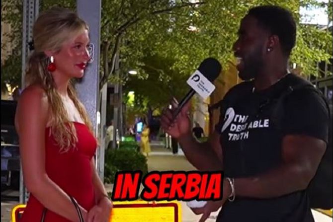 Srpkinja, Amerikanac, TikTok