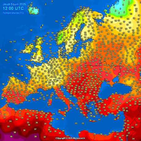 Trenutne temperature vazduha Trenutne temperature vazduha
