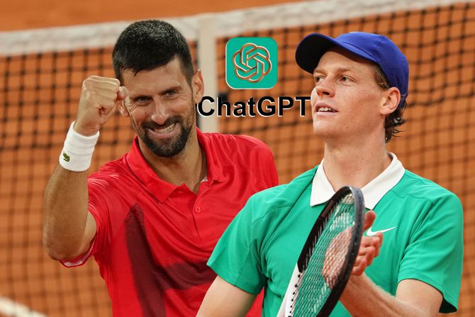 Novak Đoković, Janik Siner Novak Đoković, Janik Siner