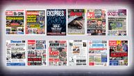 NASLOVNE STRANE DANAŠNJIH NOVINA: Prelistavanje štampe za petak, 6. jun 2025. godine