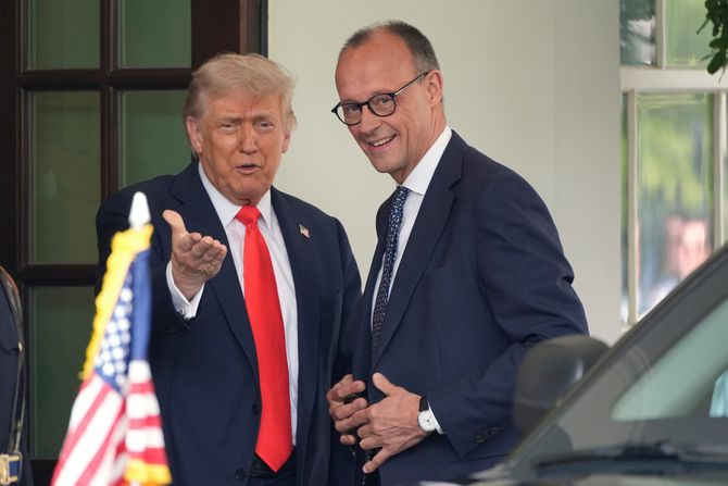 Donald Tramp Fridrih Merc Donald Trump Friedrich Merz Bela kuća Vašington