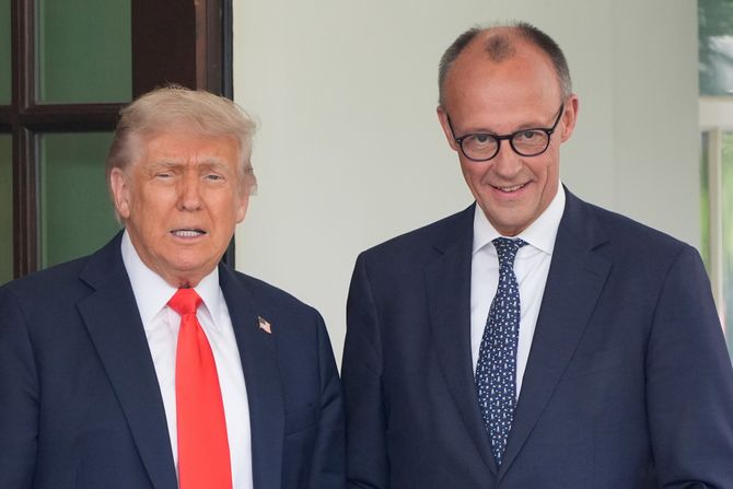 Donald Tramp Fridrih Merc Donald Trump Friedrich Merz Bela kuća Vašington
