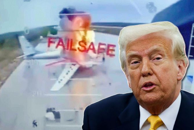 Ukrajinski napad dronovima na rusku vojnu bazu, Donald Tramp Ukrajinski napad dronovima na rusku vojnu bazu, Donald Tramp