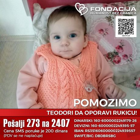 Teodora Raković, humano Teodora Raković, humano