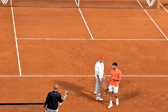 Novak Đoković, trening Novak Đoković, trening