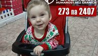 Teodora (1) se ne igra kao ostala deca: Ne može da pomera ruku, ali ne odustaje od borbe i ne skida osmeh