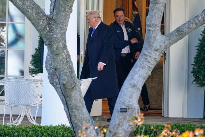 Donald Tramp i Ilon Mask Donald Tramp i Ilon Mask