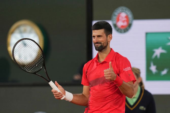 Novak Đoković - Janik Siner Novak Đoković - Janik Siner