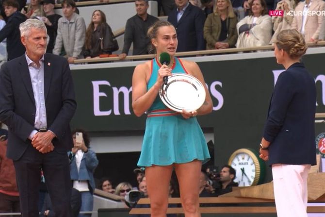 Arina Sabalenka Arina Sabalenka