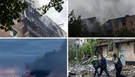 Stravične scene u Harkovu: Ljudi vrište i beže iz zapaljenih zgrada dok grad trešti od eksplozija
