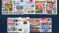 NASLOVNE STRANE SUTRAŠNJIH NOVINA: Prelistavanje štampe za nedelju, 8. jun 2025. godine