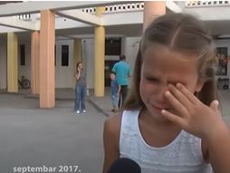 Tina, prvi dan škole