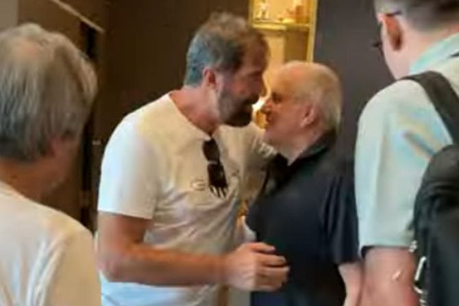 Veslein Vujović i Željko Obradović