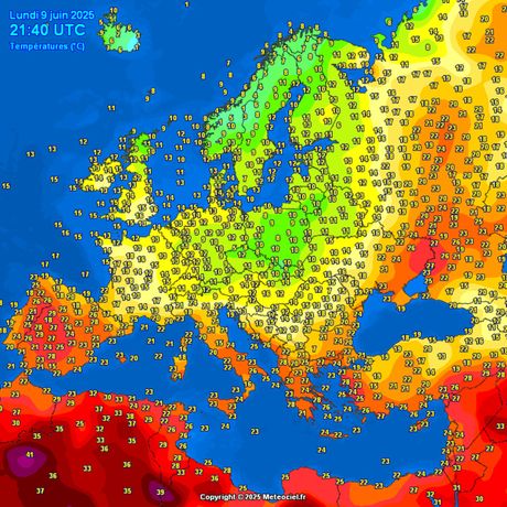 Trenutne temperature Trenutne temperature
